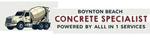 Boynton Beach Concrete Specialist Logo